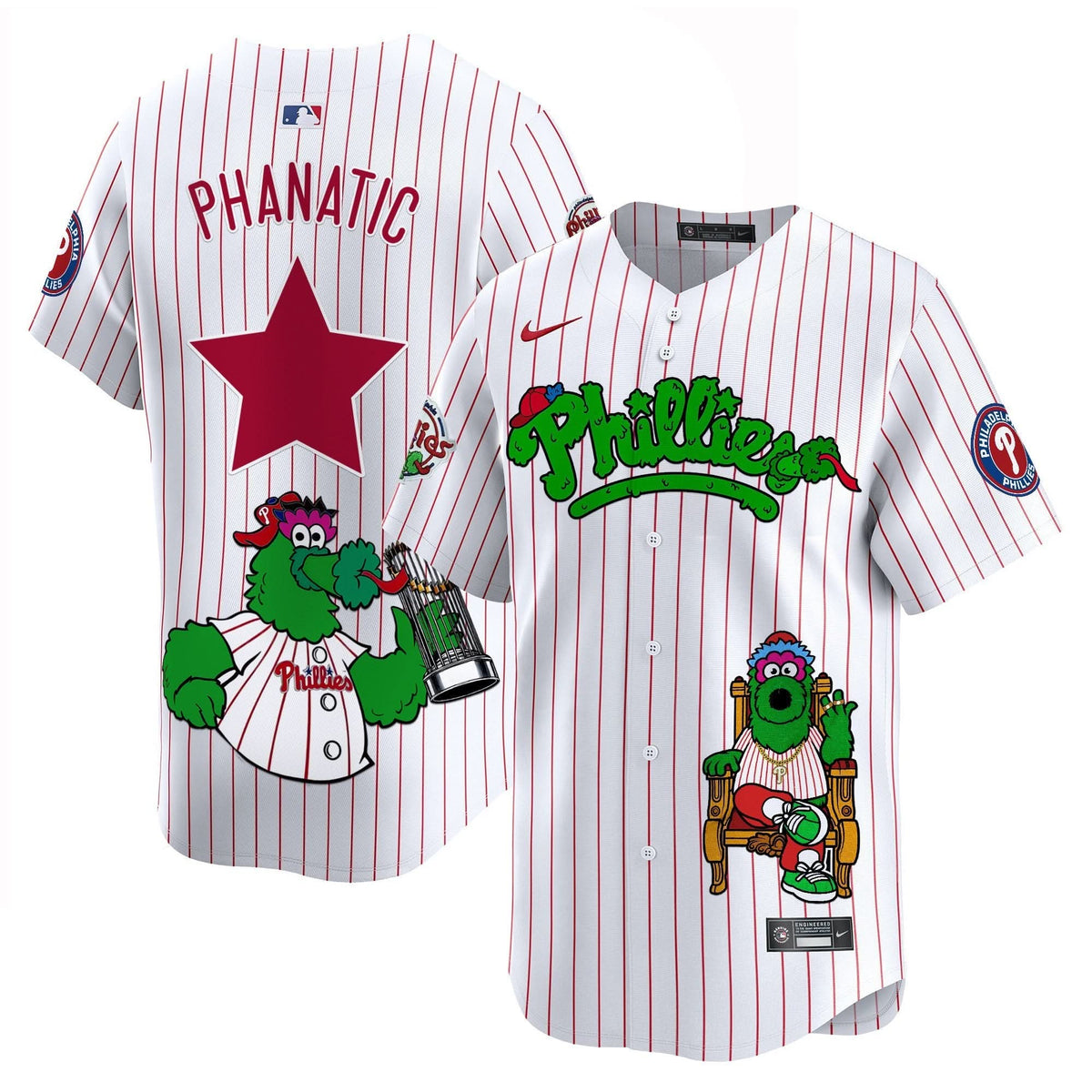Unisex Phillies Phanatic Vapor Premier Limited Jersey - Printed