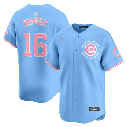 Unisex Chicago Cubs Bubblegum Pink Vapor Premier Limited Jersey - All Stitched