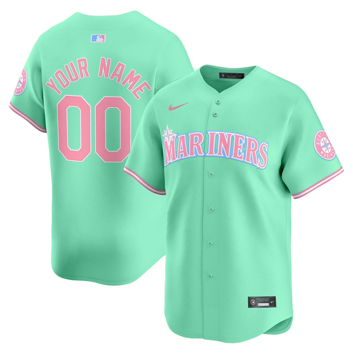 SM Bubblegum Pink Vapor Premier Limited Custom Jersey - Stitched