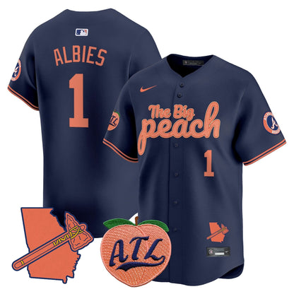 AB The Big Peach Vapor Premier Limited Jersey V3 - Stitched