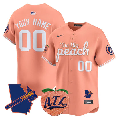 AB The Big Peach Vapor Premier Limited Custom Jersey V3 - Stitched