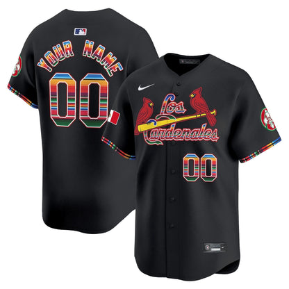 SLC Fiesta Cardenales Vapor Premier Limited Custom Jersey - Stitched