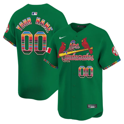 SLC Fiesta Cardenales Vapor Premier Limited Custom Jersey - Stitched