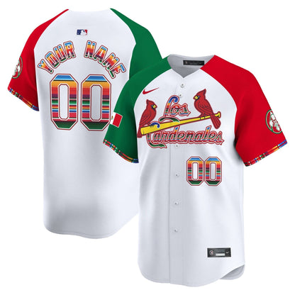 SLC Fiesta Cardenales Vapor Premier Limited Custom Jersey - Stitched