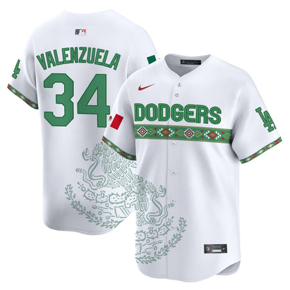 Los Angeles Dodgers Mexico Vapor Premier Limited Jersey V3 - Printed