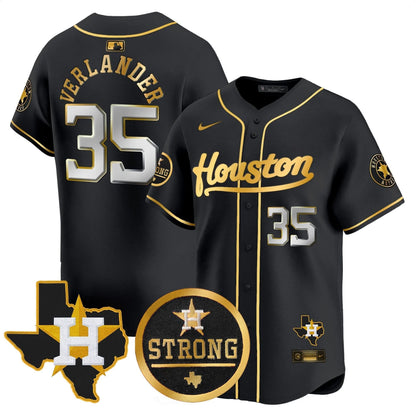 HA Houston Strong Patch Vapor Premier Limited Jersey - Stitched