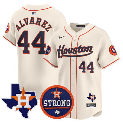 HA Houston Strong Patch Vapor Premier Limited Jersey - Stitched