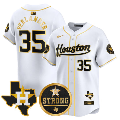 HA Houston Strong Patch Vapor Premier Limited Jersey - Stitched