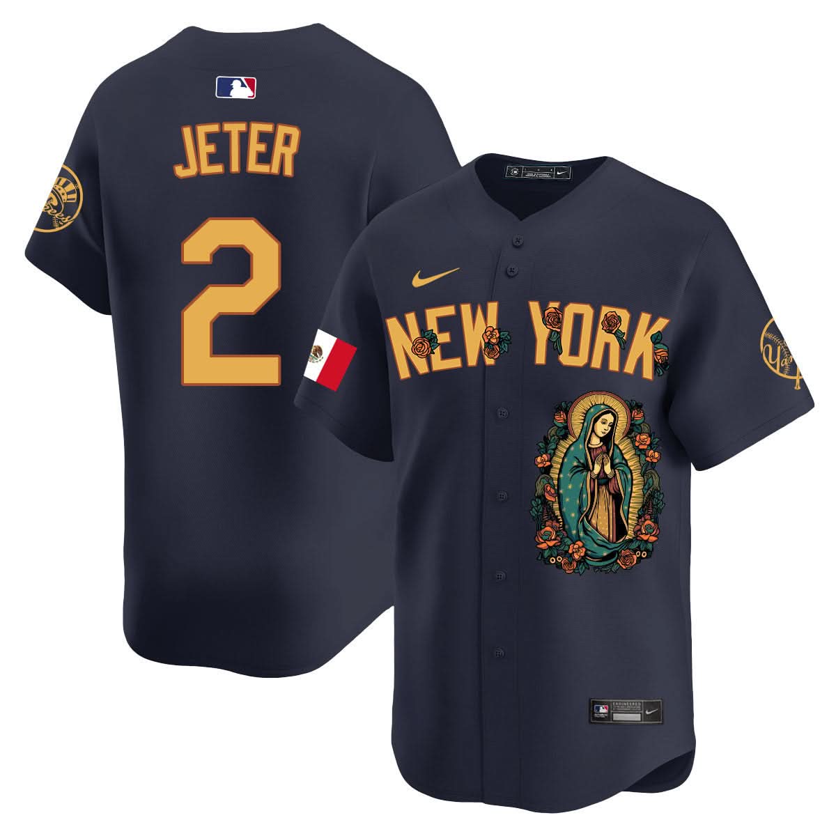 NYY Mexico Guadalupe Vapor Premier Limited Jersey N1 - Printed