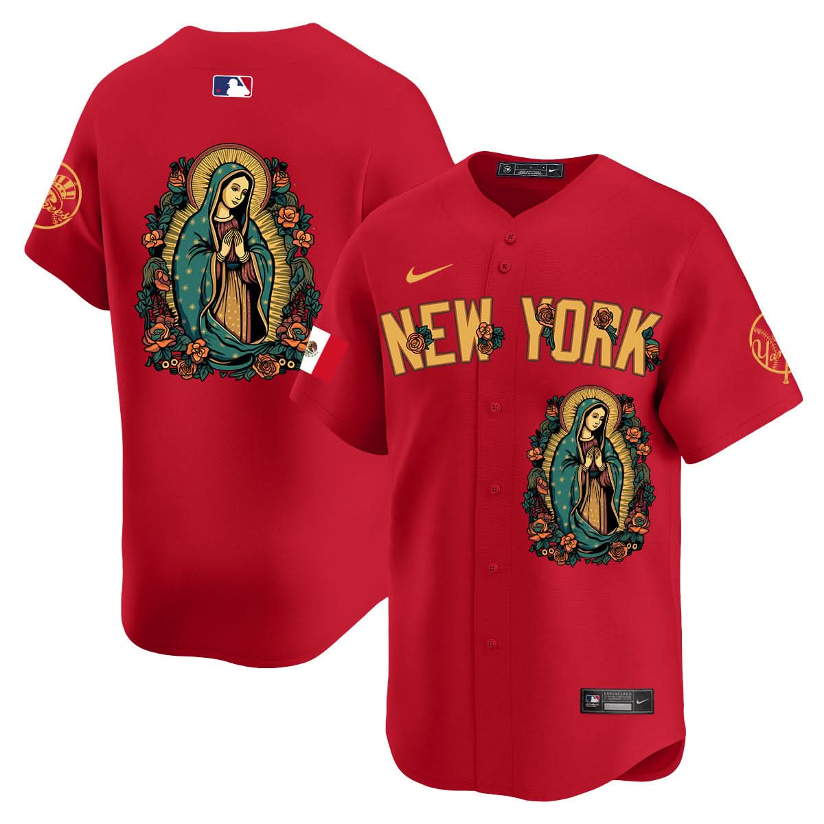 NYY Mexico Guadalupe Vapor Premier Limited Jersey N1 - Printed