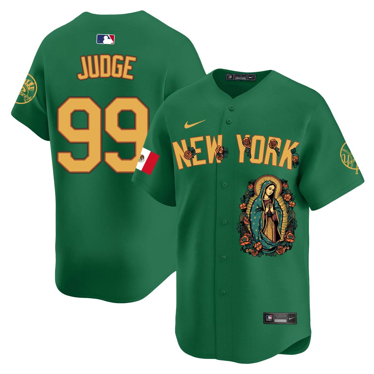 NYY Mexico Guadalupe Vapor Premier Limited Jersey N1 - Printed