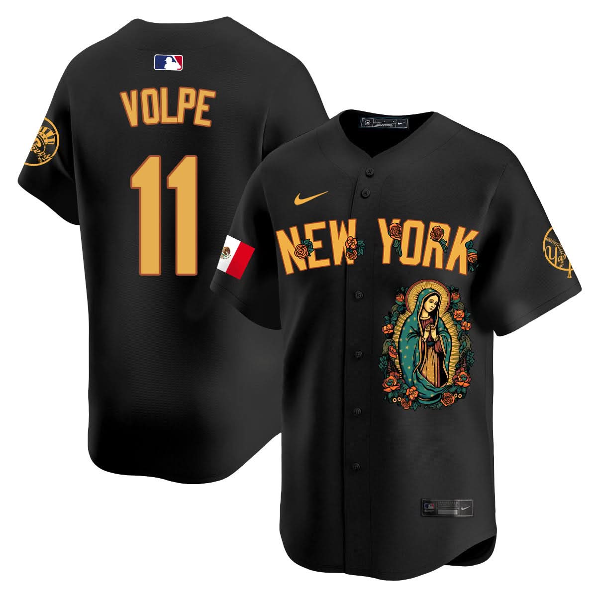 NYY Mexico Guadalupe Vapor Premier Limited Jersey N1 - Printed