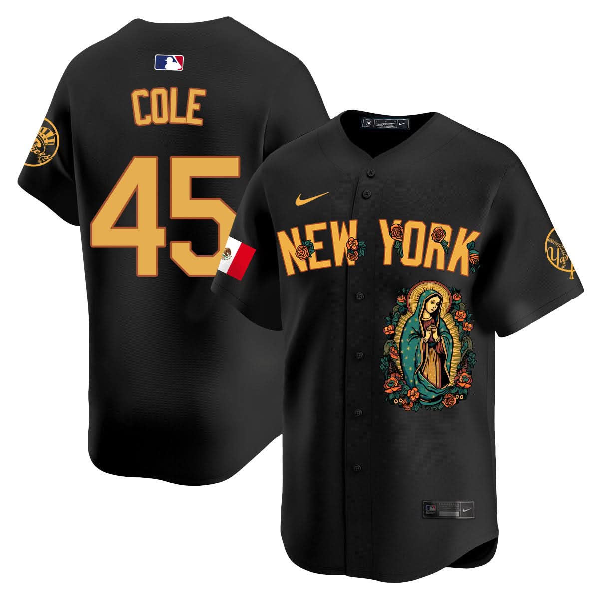 NYY Mexico Guadalupe Vapor Premier Limited Jersey N1 - Printed