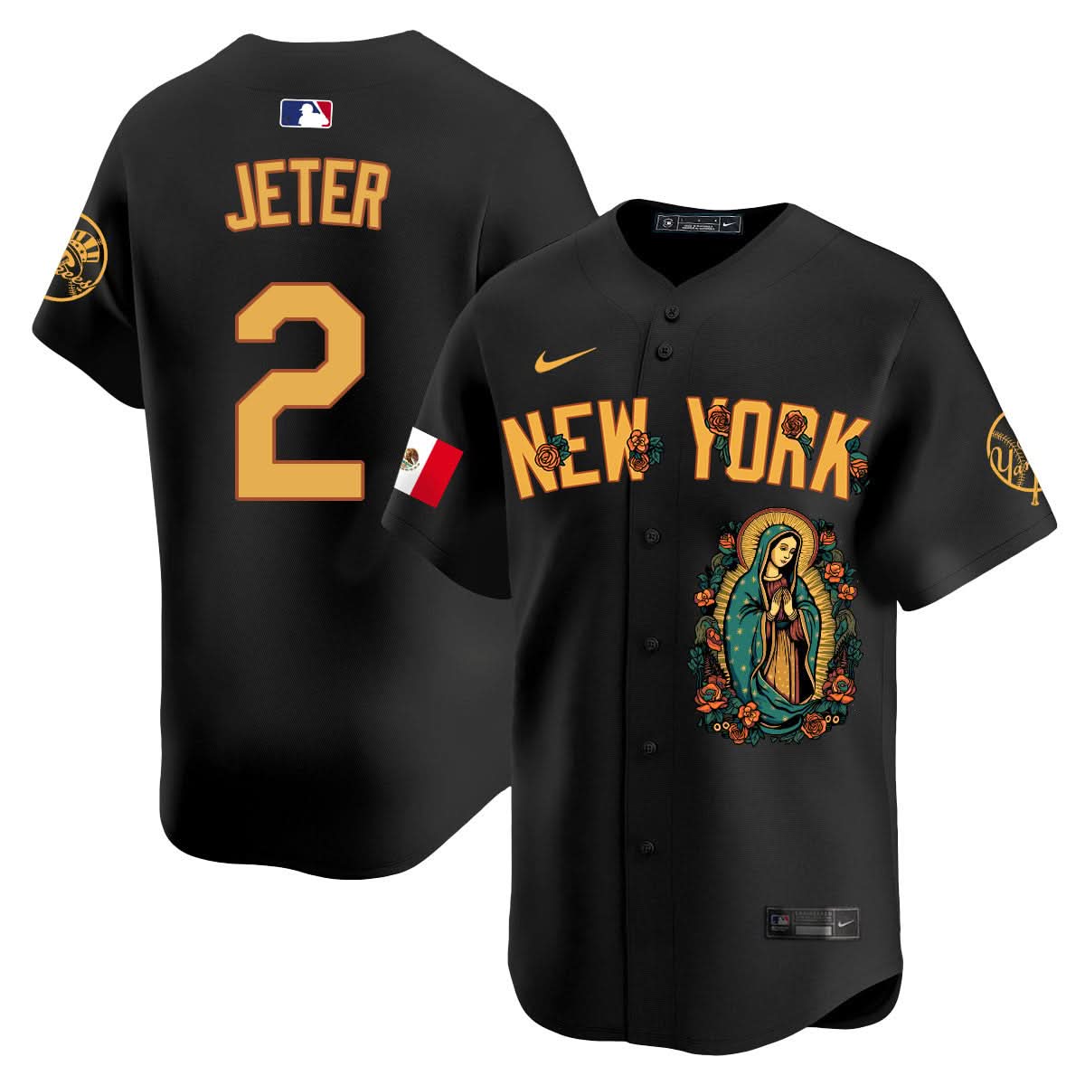 NYY Mexico Guadalupe Vapor Premier Limited Jersey N1 - Printed