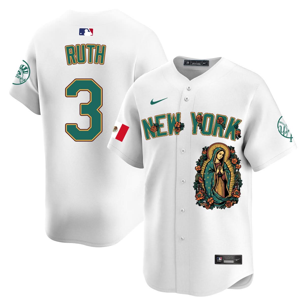 NYY Mexico Guadalupe Vapor Premier Limited Jersey N1 - Printed