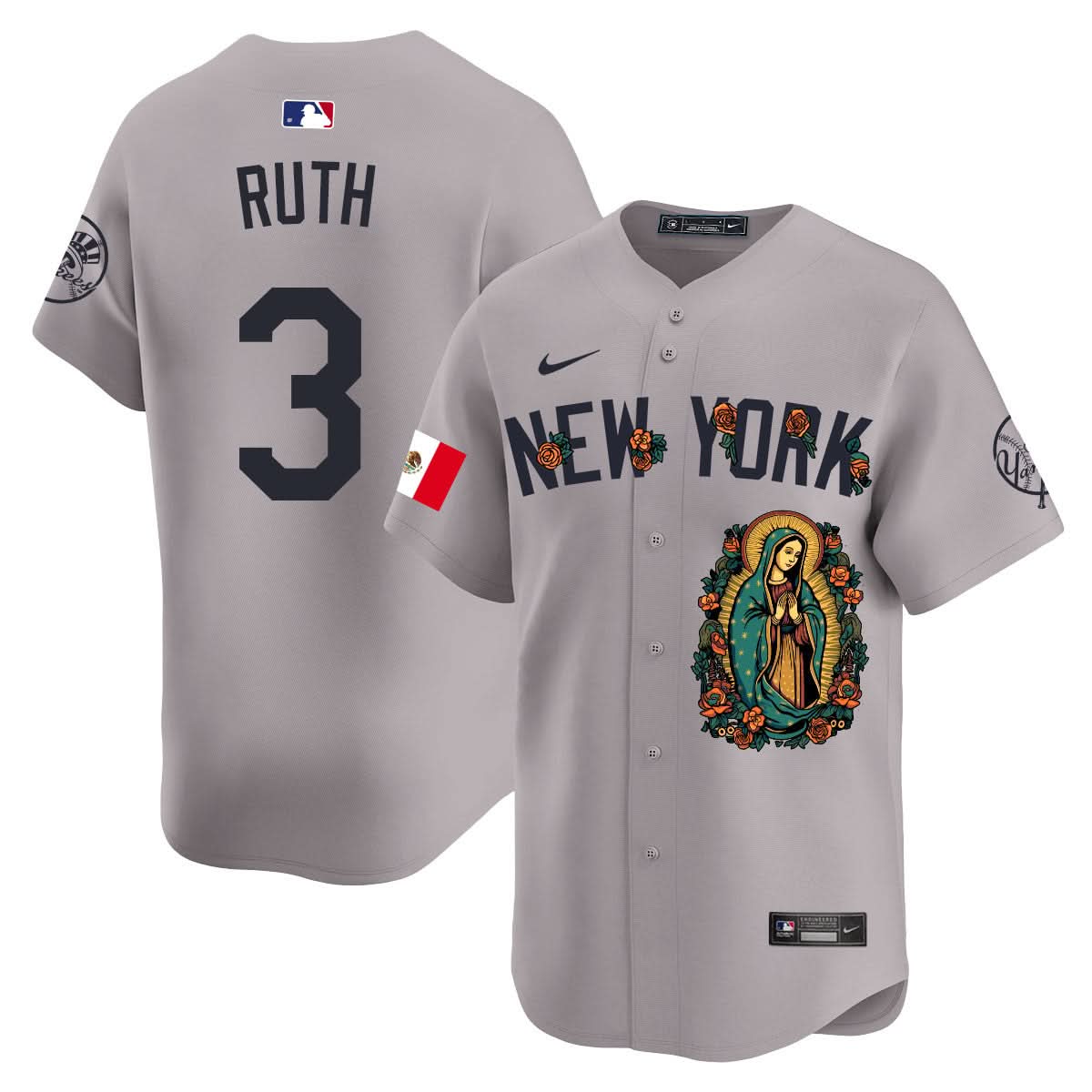 NYY Mexico Guadalupe Vapor Premier Limited Jersey N1 - Printed