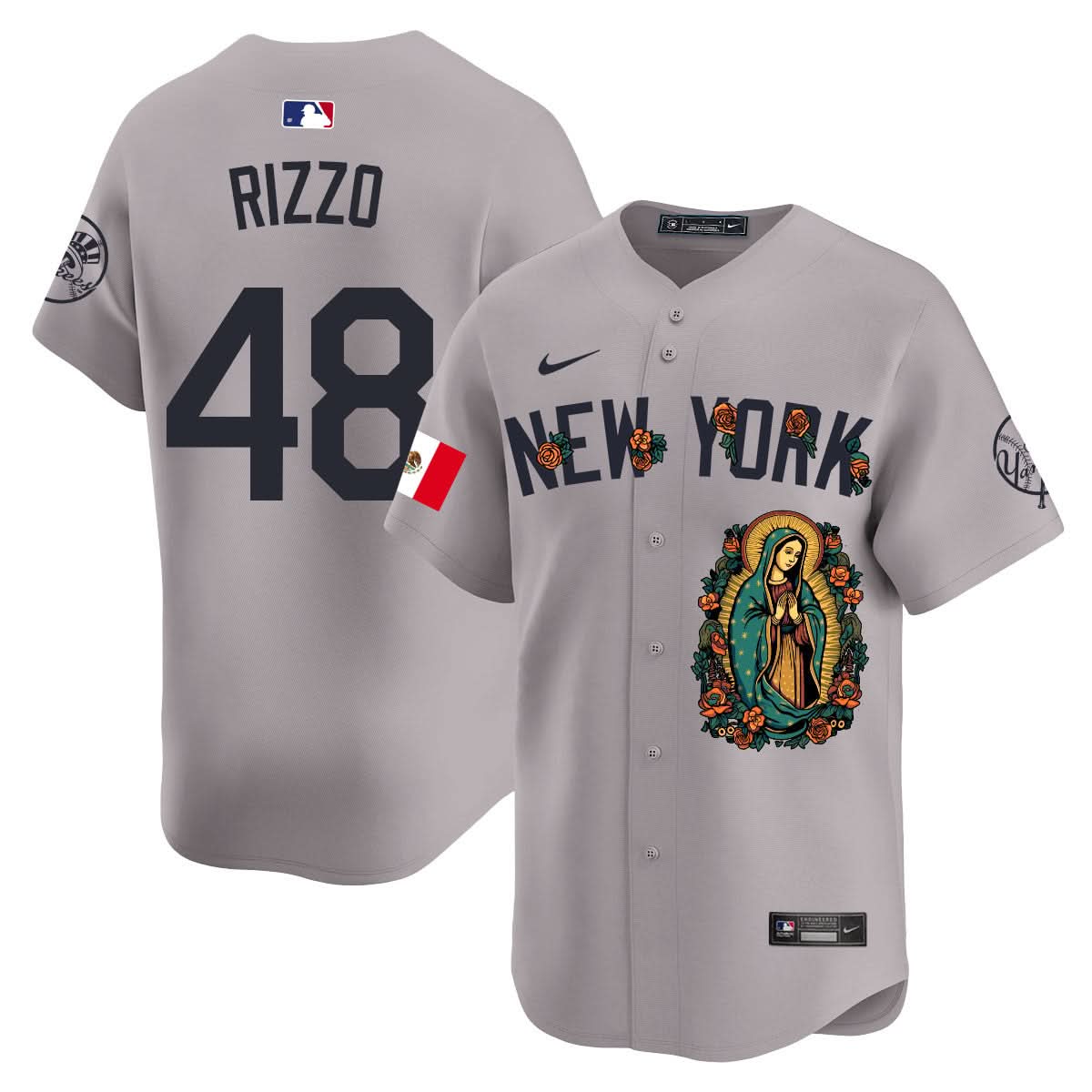 NYY Mexico Guadalupe Vapor Premier Limited Jersey N1 - Printed