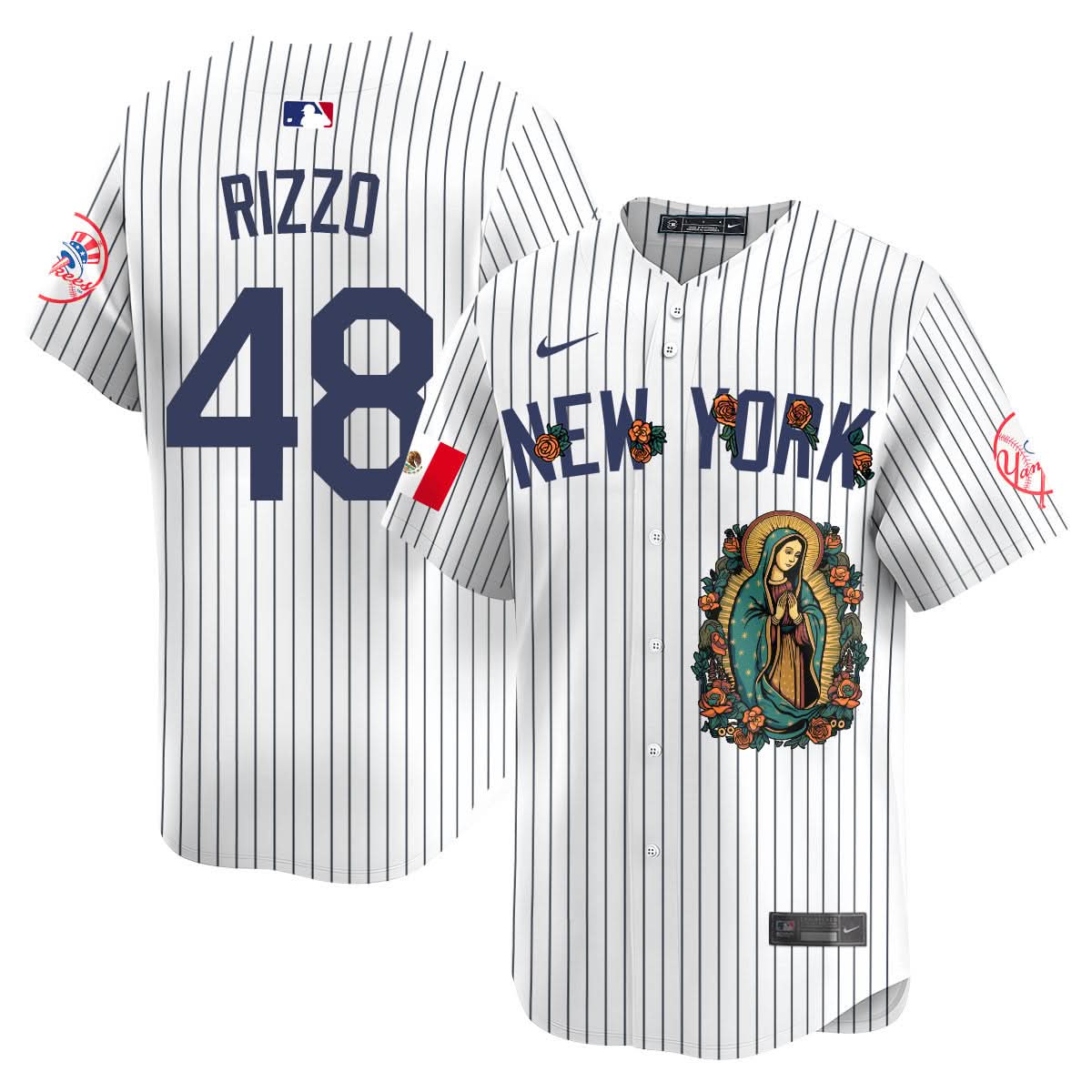 NYY Mexico Guadalupe Vapor Premier Limited Jersey N1 - Printed