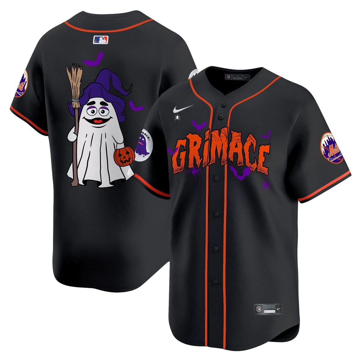 NYM Grimace Halloween Vapor Premier Limited Jersey- Printed