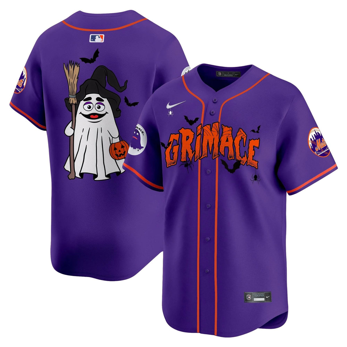 NYM Grimace Halloween Vapor Premier Limited Jersey- Printed