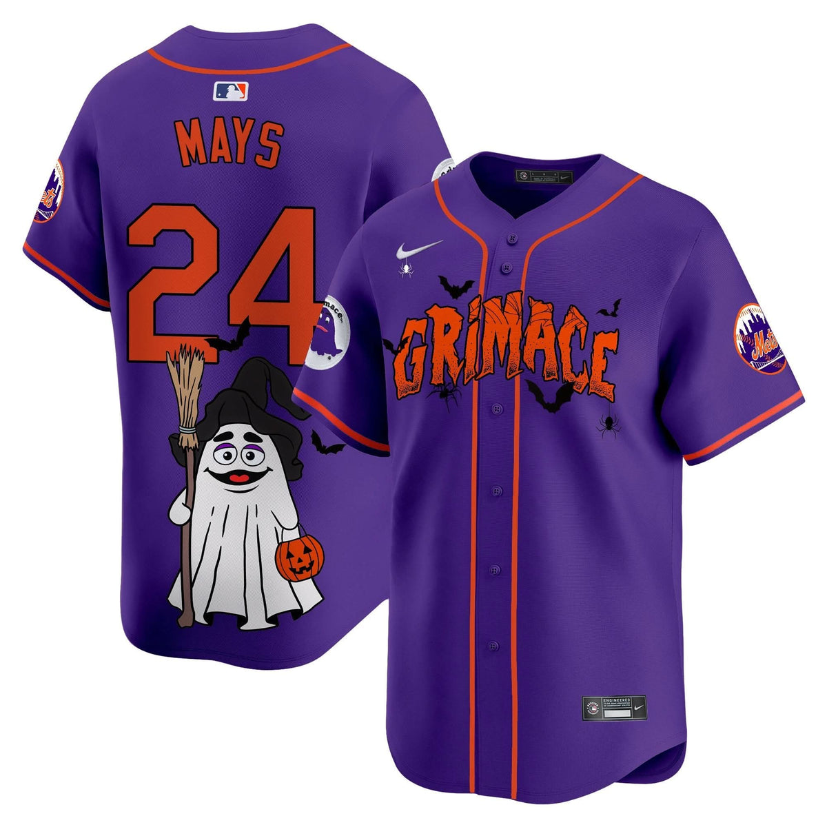 NYM Grimace Halloween Vapor Premier Limited Jersey- Printed