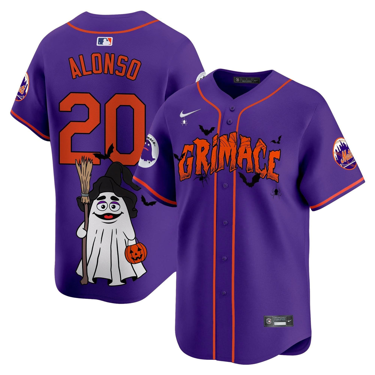 NYM Grimace Halloween Vapor Premier Limited Jersey- Printed