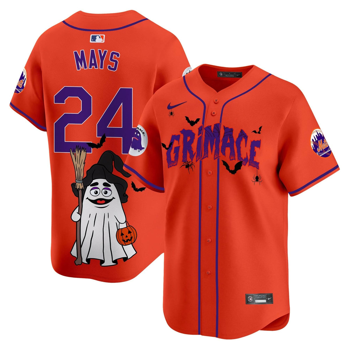 NYM Grimace Halloween Vapor Premier Limited Jersey- Printed