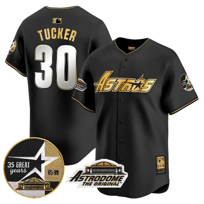 HA 1999 Throwback 35th & Astrodome Patch Vapor Premier Limited Jersey V3 - Stitched