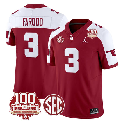 OS 100th Anniversary Patch Vapor Limited Jersey