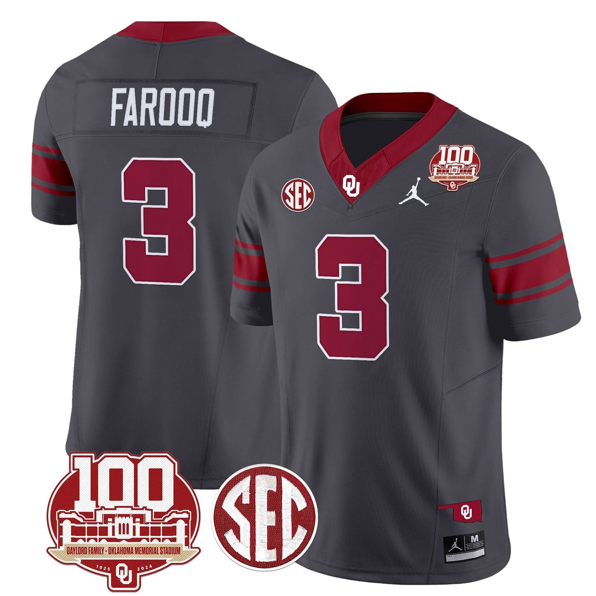OS 100th Anniversary Patch Vapor Limited Jersey