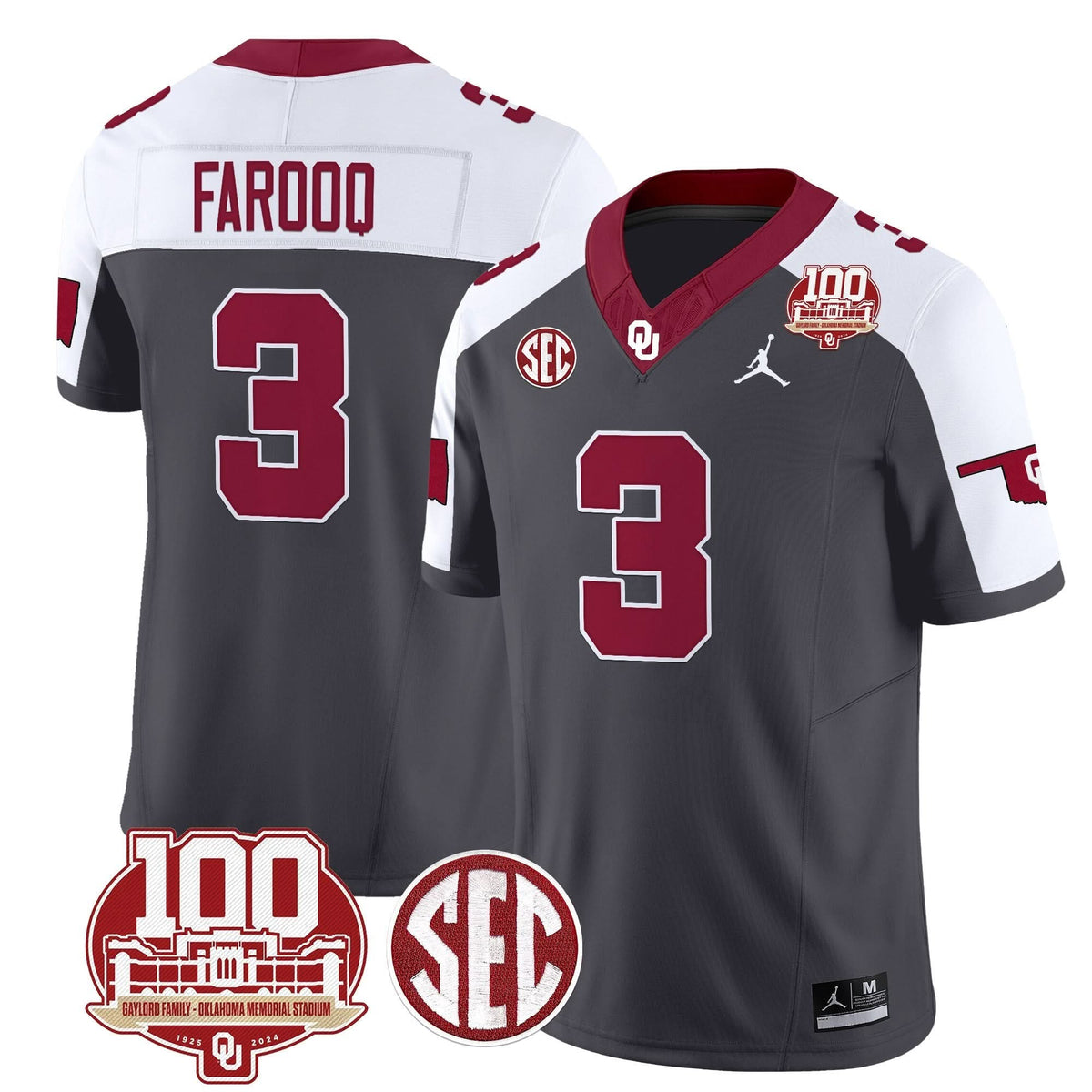 OS 100th Anniversary Patch Vapor Limited Jersey