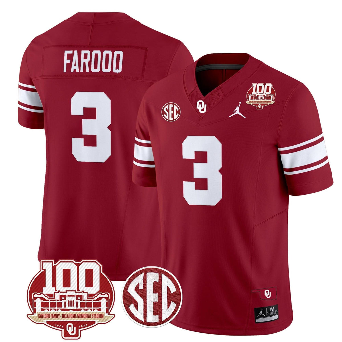 OS 100th Anniversary Patch Vapor Limited Jersey