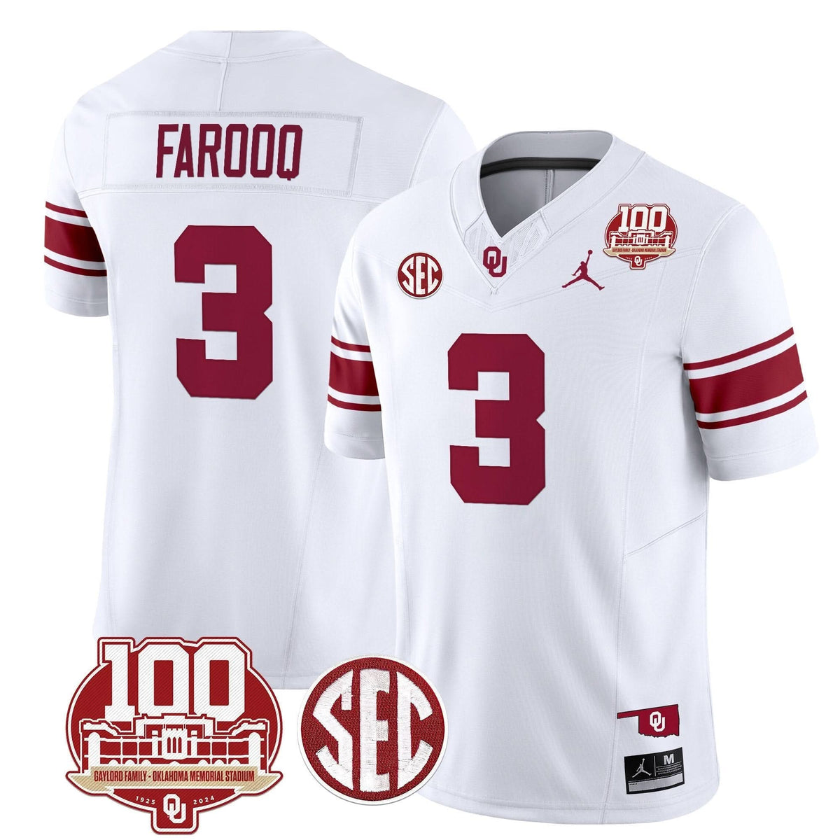 OS 100th Anniversary Patch Vapor Limited Jersey