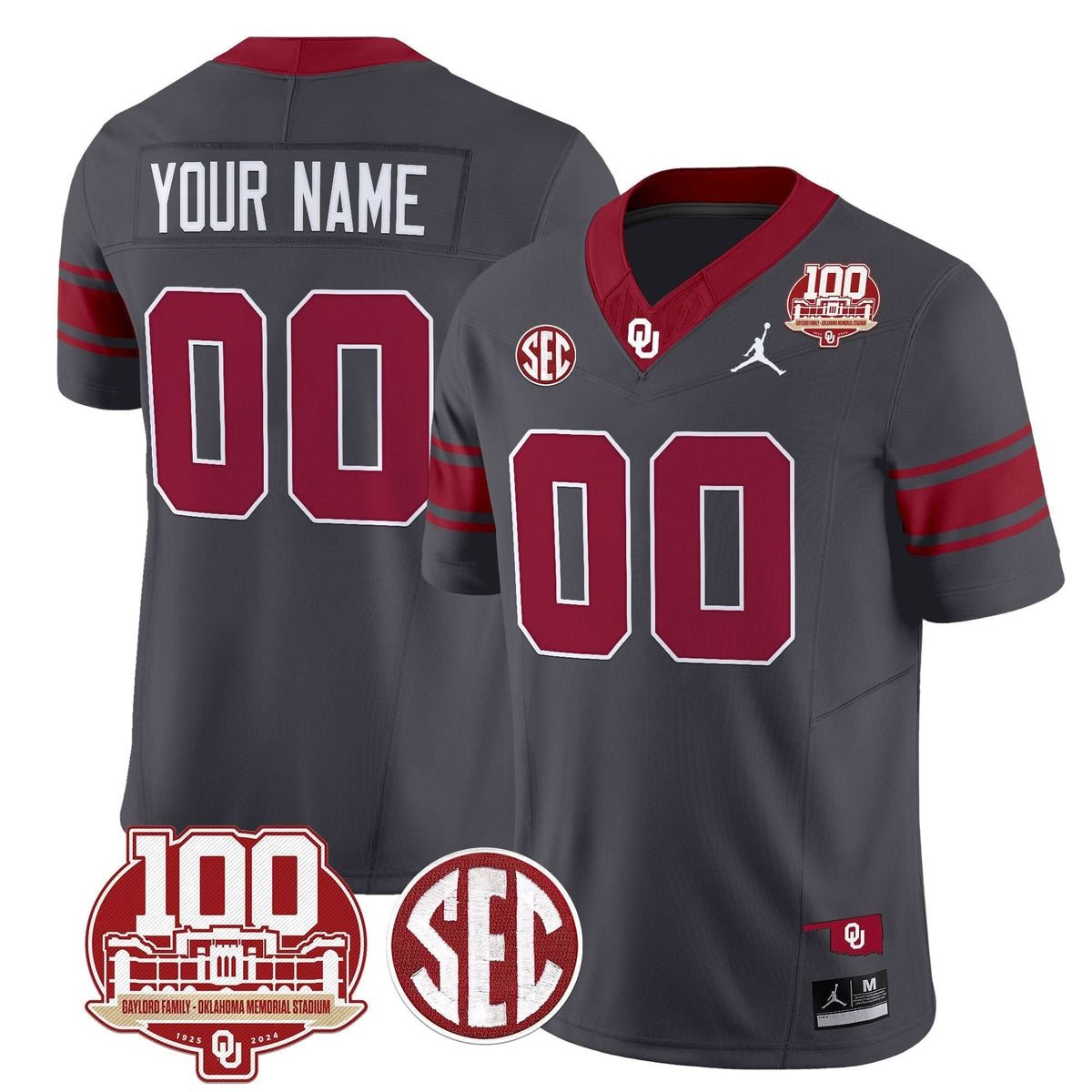 OS 100th Anniversary Patch Vapor Limited Custom Jersey
