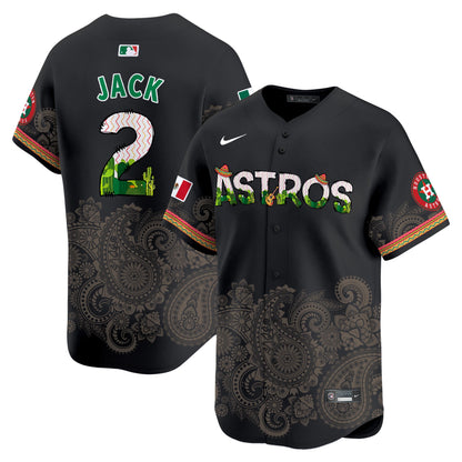 Houston Astros Paisley Mexico Vapor Premier Limited Jersey V4 - Printed