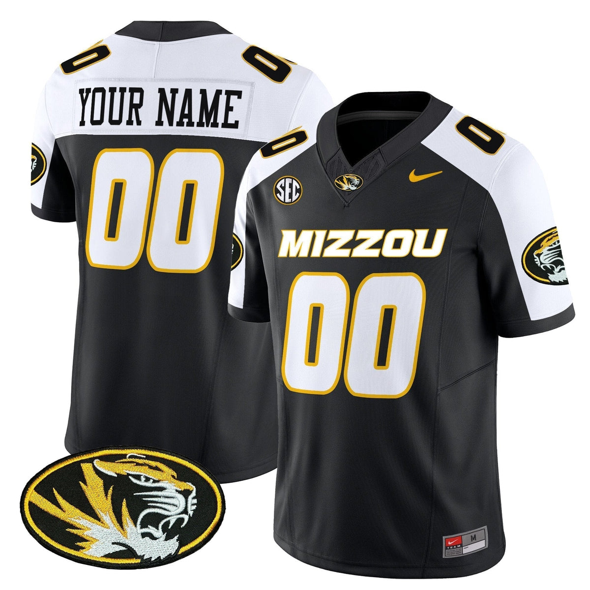 Missouri Tigers 2025 Vapor Limited Custom Jersey - All Stitched