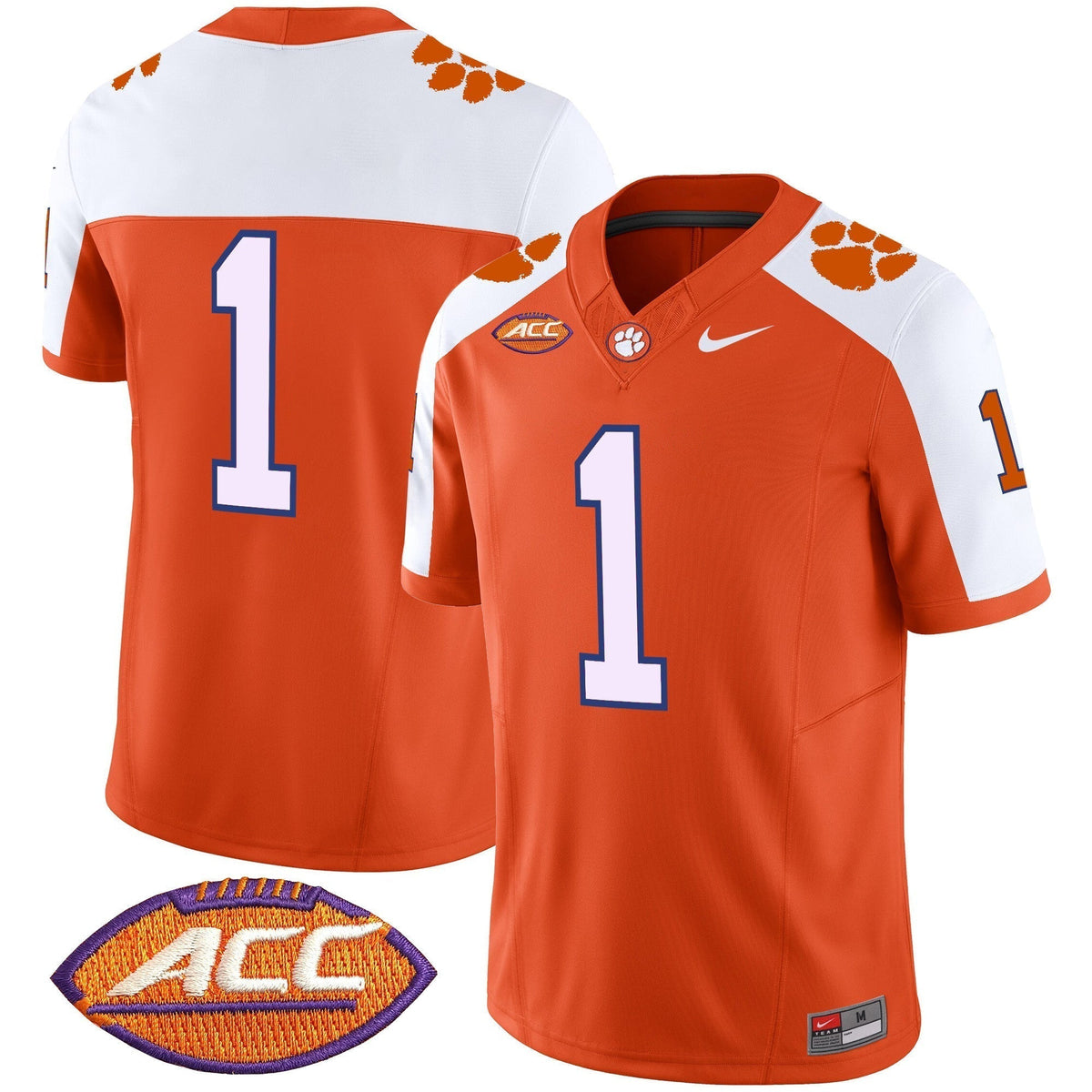 Men's Clemson Tigers 2025 Vapor Limited Jersey - All Stitched