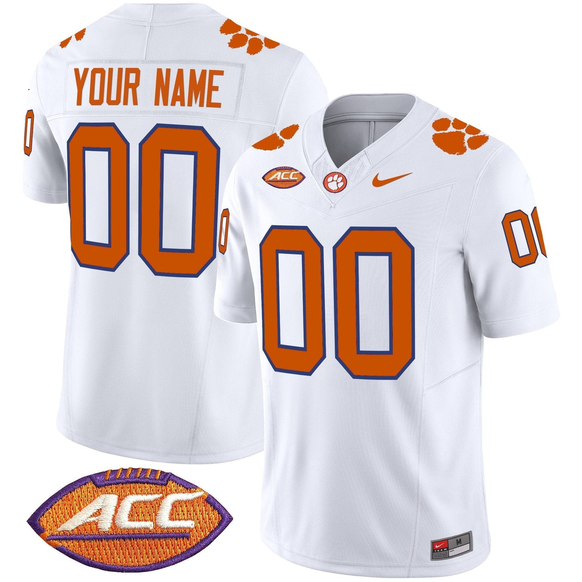Clemson Tigers 2025 Vapor Limited Custom Jersey - All Stitched