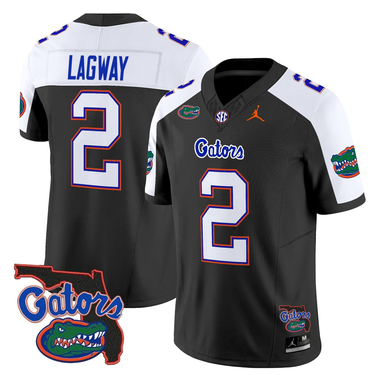 Florida Gators 2024 Florida Patch Vapor Limited Jersey - All Stitched