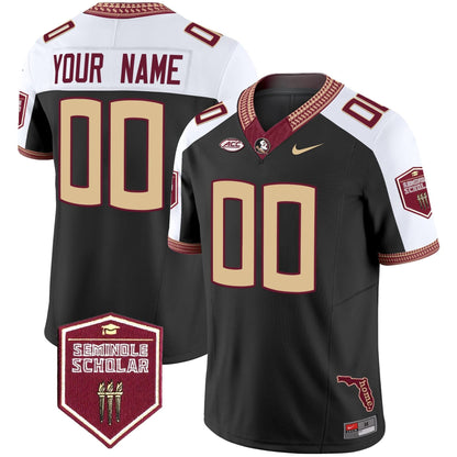 FSS 2024 Seminole Scholar Patch Vapor Limited Custom Jersey
