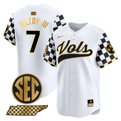 TV Checkerboard 2024 Vapor Premier Limited Baseball Jersey - Stitched