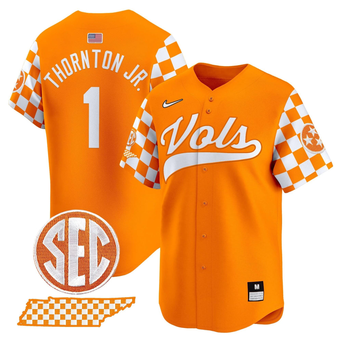 TV Checkerboard 2024 Vapor Premier Limited Baseball Jersey - Stitched