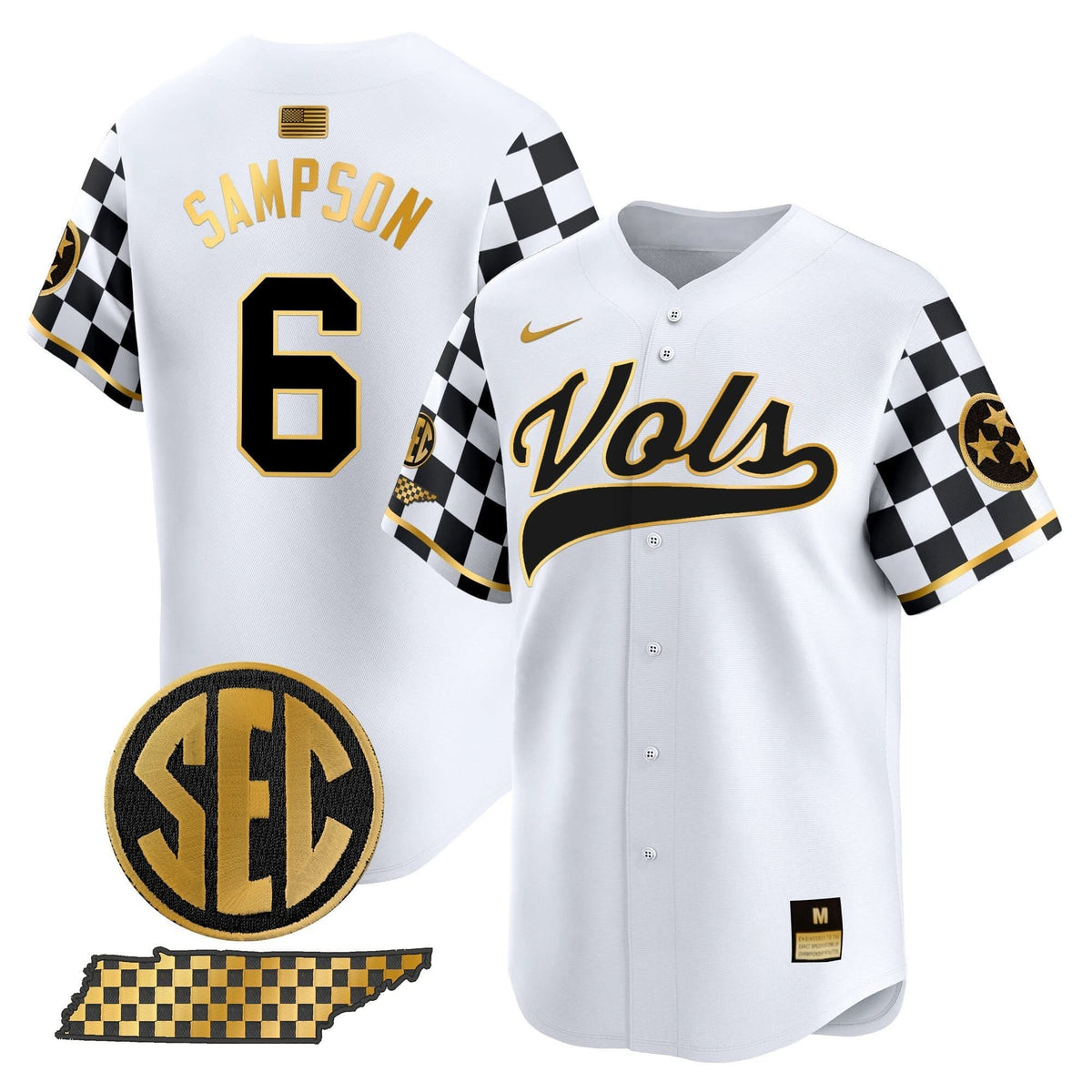 TV Checkerboard 2024 Vapor Premier Limited Baseball Jersey - Stitched
