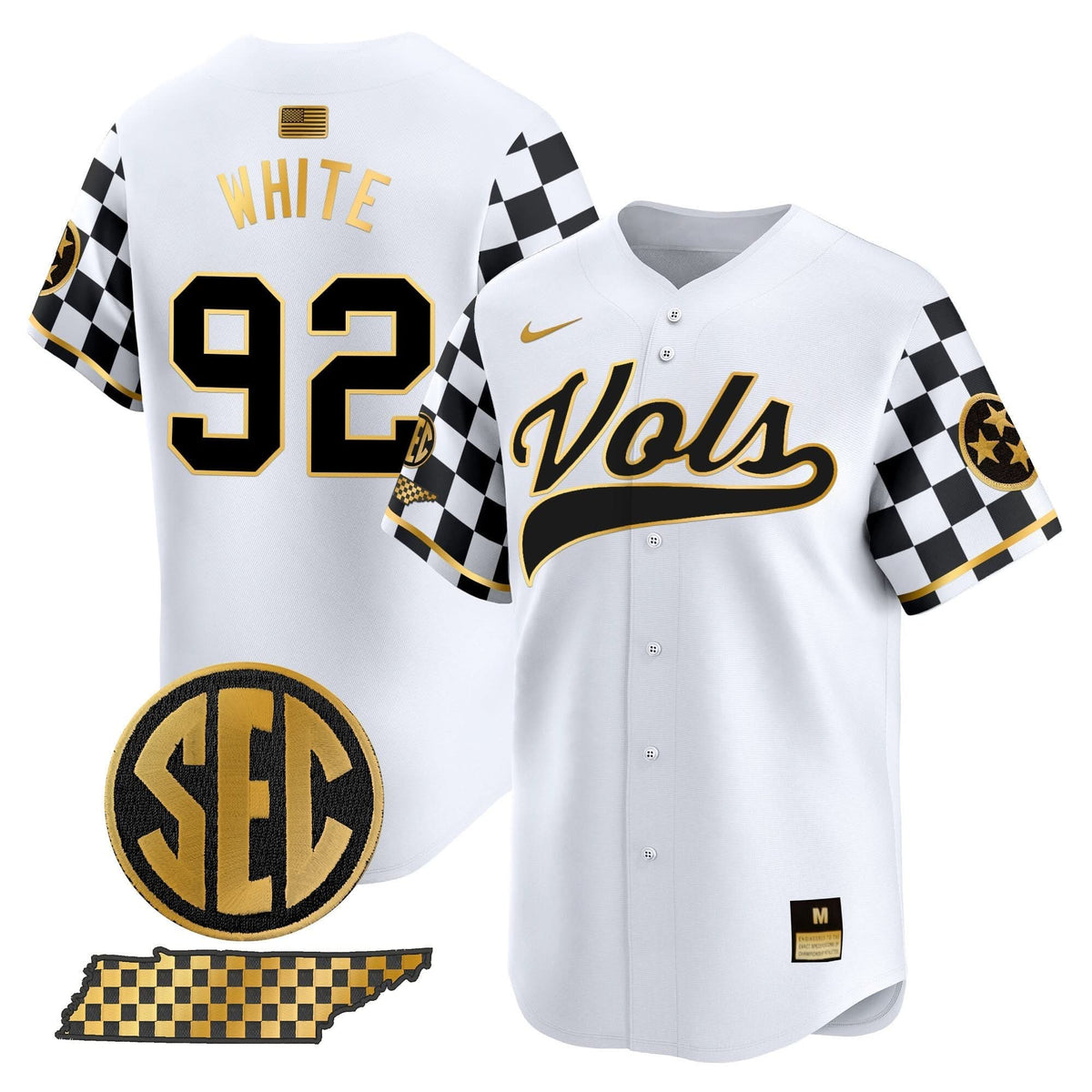 TV Checkerboard 2024 Vapor Premier Limited Baseball Jersey - Stitched