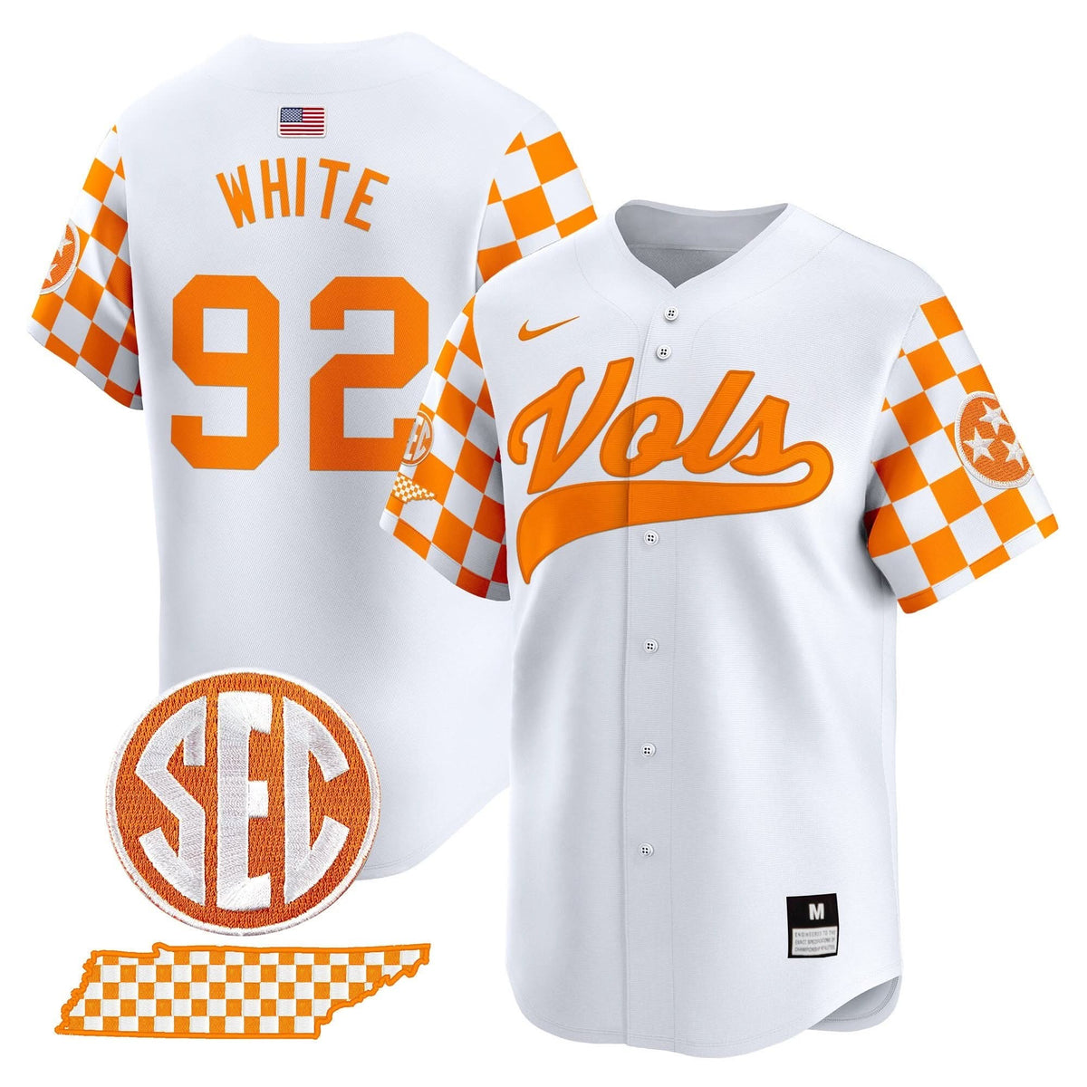 TV Checkerboard 2024 Vapor Premier Limited Baseball Jersey - Stitched