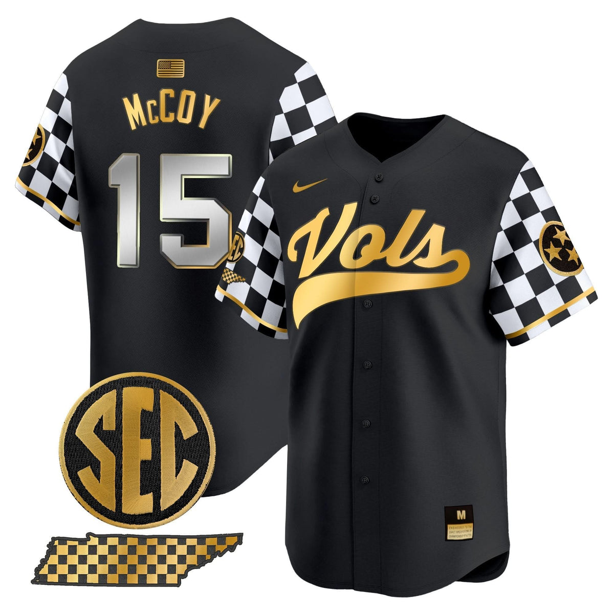 TV Checkerboard 2024 Vapor Premier Limited Baseball Jersey - Stitched