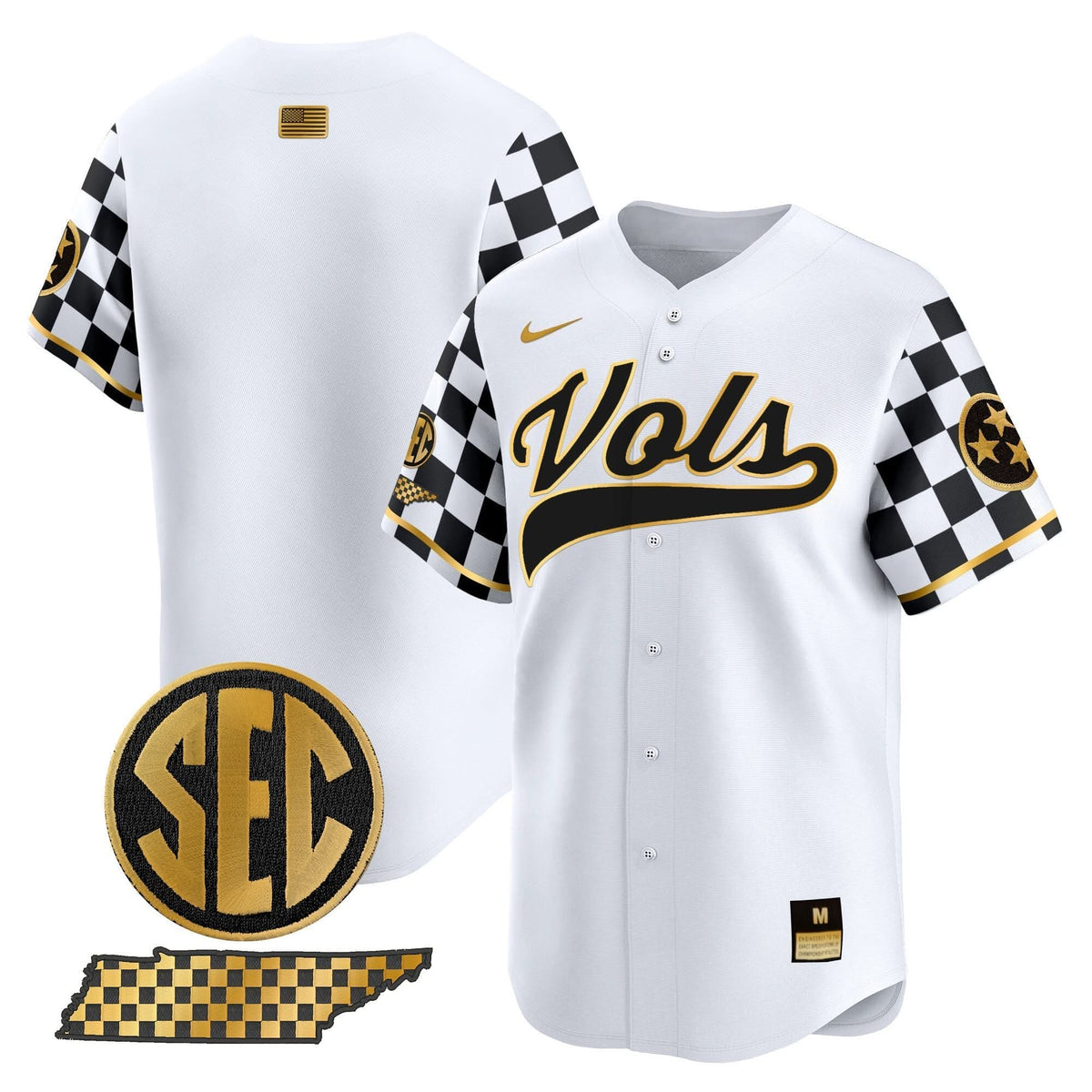 TV Checkerboard 2024 Vapor Premier Limited Baseball Jersey - Stitched