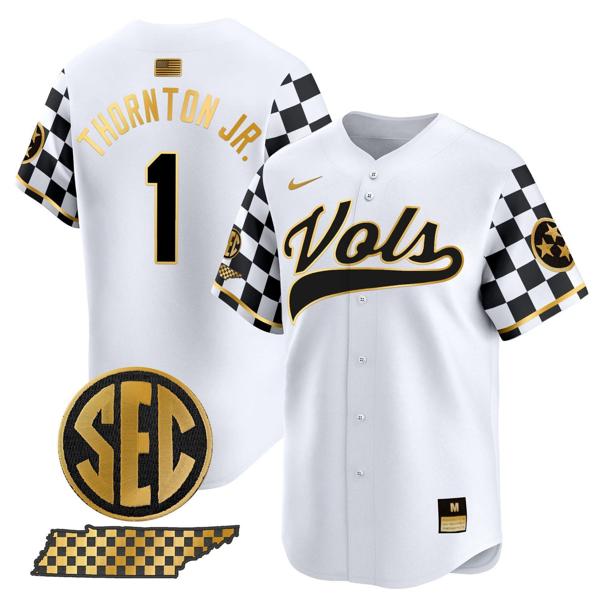 TV Checkerboard 2024 Vapor Premier Limited Baseball Jersey - Stitched