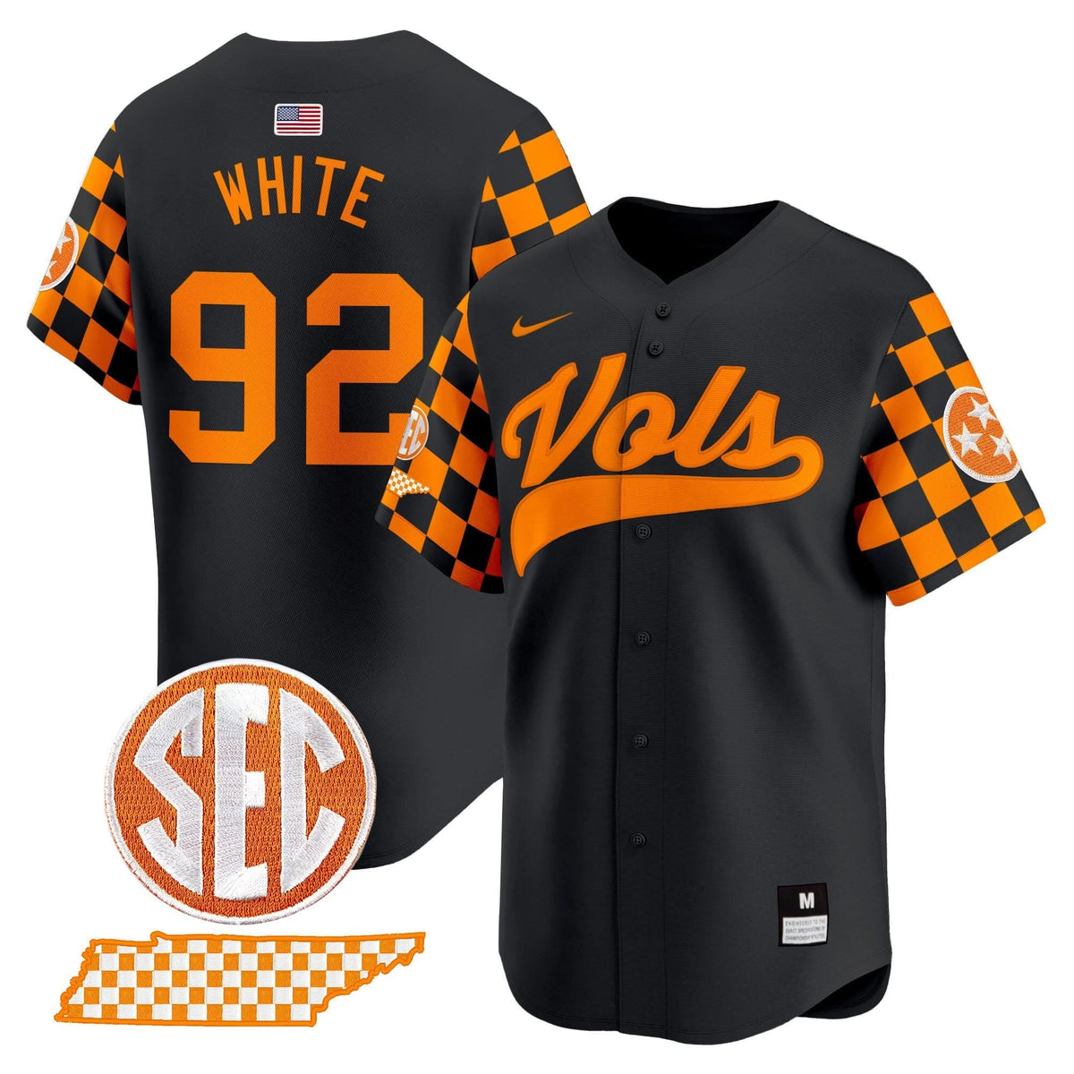 TV Checkerboard 2024 Vapor Premier Limited Baseball Jersey - Stitched
