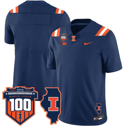 Illinois Football Vapor Jersey